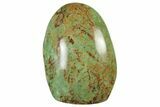 Free-Standing, Polished Green Chrysoprase - Madagascar #230193-1
